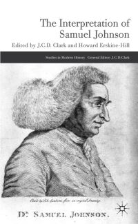 Book Cover for Interpretation of Samuel Johnson by J C D Clark, Howard ErskineHill
