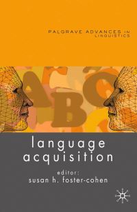 Book Cover for Language Acquisition by Susan H FosterCohen