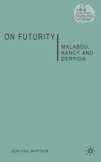 Book Cover for On Futurity by JeanPaul Martinon