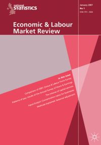 Book Cover for Economic and Labour Market Review Vol 1, No 12 by NA NA