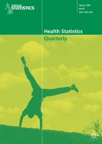 Book Cover for Health Statistics Quarterly No 34, Summer 2007 by NA NA