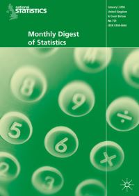 Book Cover for Monthly Digest of Statistics Vol 736, April 2007 by NA NA