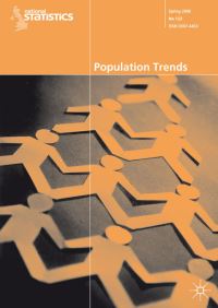 Book Cover for Population Trends No 128, Summer 2007 by NA NA