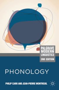 Book Cover for Phonology by Philip Carr, JeanPierre Montreuil