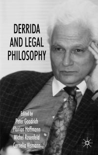 Book Cover for Derrida and Legal Philosophy by Peter Goodrich