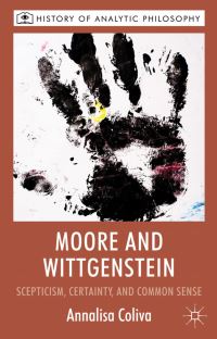 Book Cover for Moore and Wittgenstein by Annalisa Coliva