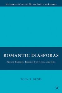 Book Cover for Romantic Diasporas by Toby R Benis
