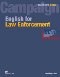 Book Cover for English for Law Enforcement. Teacher's Book by Karen Richardson