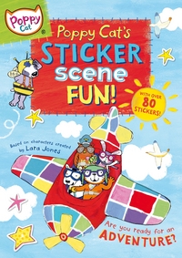 Book Cover for Poppy Cat's Sticker Scene Fun by Lara Jones