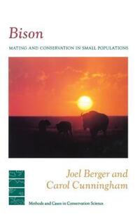 Book Cover for Bison by Joel Berger, Carol Cunningham