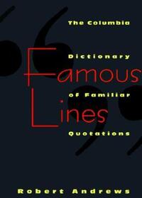 Book Cover for Famous Lines by Robert Andrews