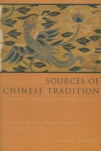 Book Cover for Sources of Chinese Tradition. Vol. 2 From 1600 Through the Twentieth Century by Wm Theodore De Bary, Richard John Lufrano