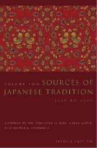 Book Cover for Sources of Japanese Tradition. Vol. 2 by Wm Theodore De Bary, Carol Gluck, Arthur E Tiedemann