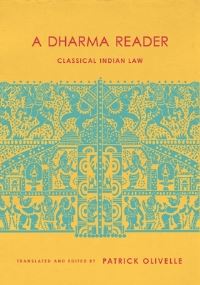 Book Cover for A Dharma Reader by Patrick Olivelle