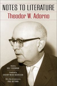 Book Cover for Notes to Literature by Theodor W. Adorno, Paul A. Kottman