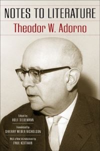 Book Cover for Notes to Literature by Theodor W Adorno