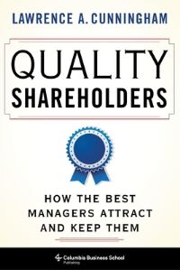 Book Cover for Quality Shareholders by Lawrence A Cunningham