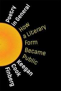 Book Cover for Poetry in General by Keegan Cook Finberg