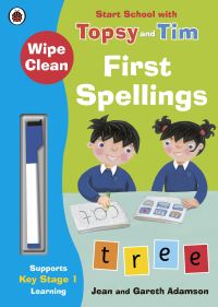 Book Cover for Wipe-Clean First Spellings by Jean Adamson