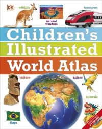 Book Cover for Children's Illustrated World Atlas by Simon Adams, Mary Atkinson, Sarah Phillips, John Woodward