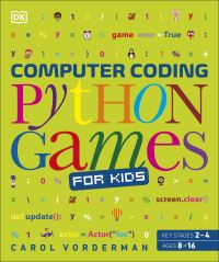 Book Cover for Computer Coding Python Games for Kids by Carol Vorderman