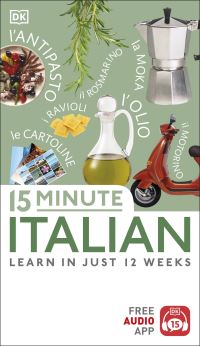 Book Cover for 15 Minute Italian by Francesca Logi