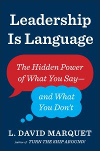 Book Cover for Leadership Is Language by L David Marquet