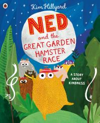 Book Cover for Ned and the Great Garden Hamster Race by Kim Hillyard