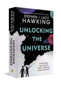 Book Cover for Unlocking the Universe by Stephen Hawking