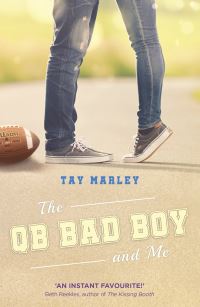 Book Cover for The QB Bad Boy and Me by Tay Marley