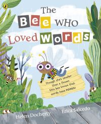 Book Cover for The Bee Who Loved Words by Helen Docherty
