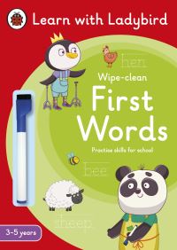 Book Cover for First Words: A Learn With Ladybird Wipe-Clean Activity Book 3-5 Years by Ladybird