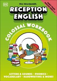 Book Cover for Mrs Wordsmith Reception English Colossal Workbook. Ages 4-5 (Early Years) Letters and Sounds, Phonics, Vocabulary, and More! by Mrs Wordsmith Programme