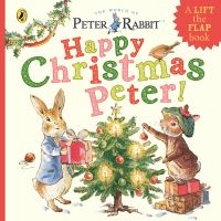 Book Cover for Happy Christmas Peter! by Katie Woolley, Beatrix Potter