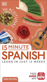 Book Cover for 15 Minute Spanish by Ana Bremón