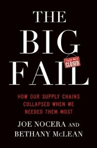 Book Cover for The Big Fail by Joseph Nocera, Bethany McLean