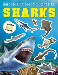 Book Cover for Sticker Encyclopedia Sharks by DK