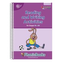 Book Cover for Reading and Writing Activities. Stages 16-20 Simple Two-Syllable Words and Suffixes by 