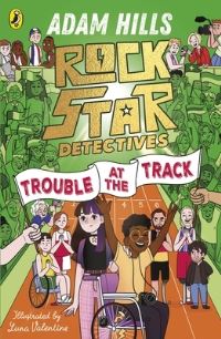 Book Cover for Trouble at the Track by Adam Hills
