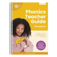 Book Cover for Phonics Teacher Guide. Reception by 