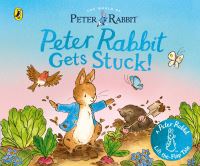 Book Cover for Peter Rabbit Gets Stuck! by Beatrix Potter
