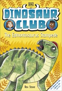 Book Cover for The Edmontosaurus Stampede by Rex Stone