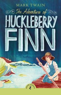 Book Cover for The Adventures of Huckleberry Finn by Mark Twain