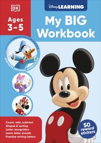 Book Cover for My Big Workbook. Ages 3-5 by Disney Enterprises 1996 