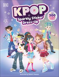 Book Cover for K-Pop Sparkly Sticker Dress-Up by DK