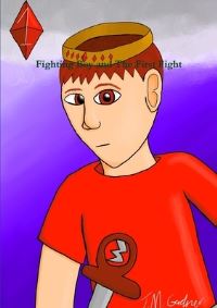Book Cover for Fighting Boy and the First Fight by Jordan Gardner