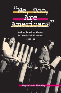 Book Cover for 'We, Too, Are Americans' by Megan Taylor Shockley