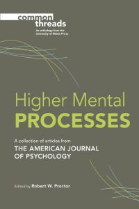 Book Cover for Higher Mental Processes by Robert W Proctor