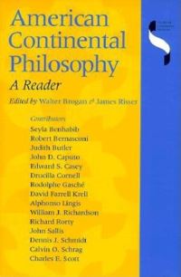 Book Cover for American Continental Philosophy by Walter Brogan