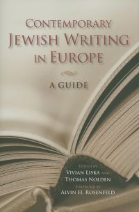 Book Cover for Contemporary Jewish Writing in Europe by Vivian Liska, Thomas Nolden